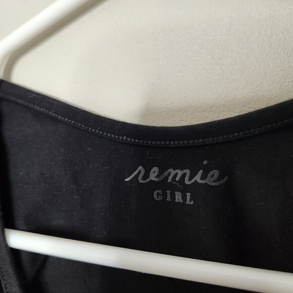 REMIE GIRL Solid Black Long Sleeve Leotard - Picture 5 of 6